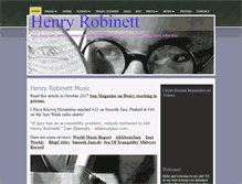 Tablet Screenshot of henryrobinett.com